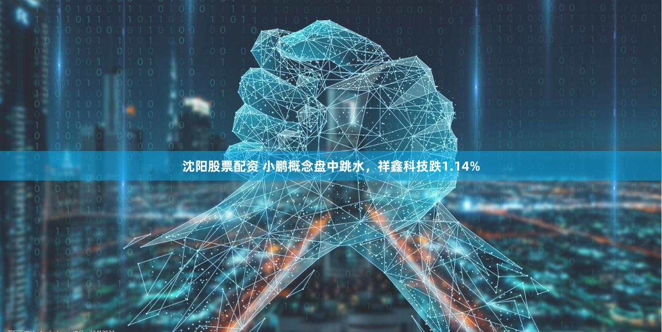 沈阳股票配资 小鹏概念盘中跳水，祥鑫科技跌1.14%