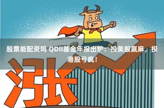 股票能配资吗 QDII基金年报出炉：投美股赢麻，投港股亏疯！